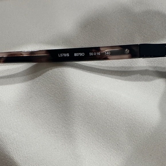 Liz Claiborne Black Frame Sunglasses with Gradient Gray Lenses